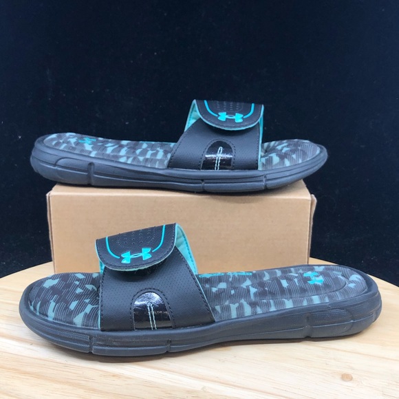 Under Armour 4d Foam Slides Teal 